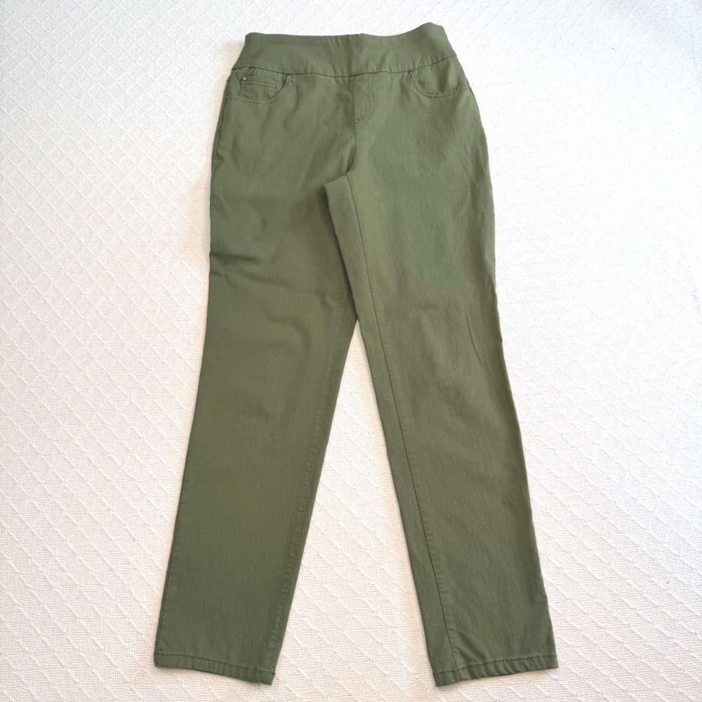 White Stag Sea Turtle Green Pull On Stretch Pants WSL37840 Womens Small 4-6